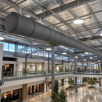 Conduit d'air en tissu pour gymnase, salle de sport, atelier, entrepôt, ventilation CVC, composite caoutchouc-plastique, flexible et isolé