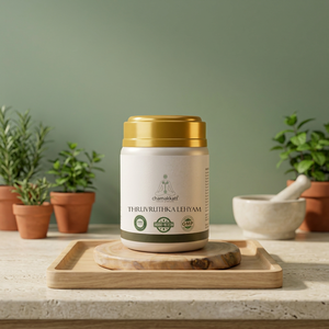 Pommade Chamakkatt Thruvruthka Lehyam 500g, apaisante et nourrissante, soin ayurvédique à base de plantes, certifiée ISO, durée de conservation de 2 ans - Product Image 3