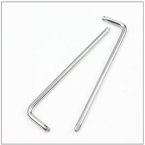 T6-T50 inviolable Long Torx jeu de clés en forme de L acier inoxydable chromé bricolage OEM 80 NM Max outils de réparation de couple - Product Image 5