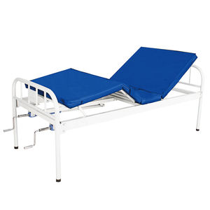 Cama de hospital manual médica con opción de inodoro Cabecero de ABS y sistema de manivela de 2 funciones <span class=keywords><strong>para</strong></span> pacientes - Product Image 1