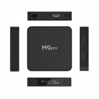 Échantillon Gratuit Super Boîtier TV M9 Pro Android 11 Amlogic S905X4 8K 4 Go 64 Go Smart 4K IPTV Boîtier Android TV M9pro