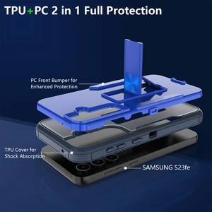 Nouvelle housse de Protection antichoc double couche avec support pour <span class=keywords><strong>TCL</strong></span> 20XE t-mobile REVVL <span class=keywords><strong>6</strong></span> Pro 5g étui coque de téléphone - Product Image 3