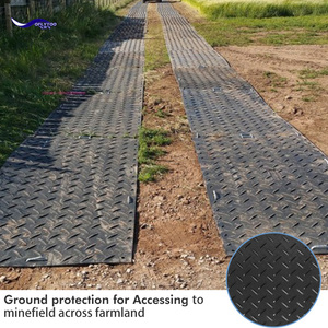 Alfombrilla de carretera de plástico de polietileno de alta densidad (HDPE) Hojas de protección de suelo con alta resistencia - Product Image 2
