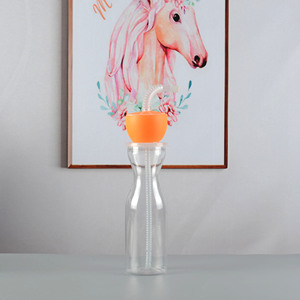 Vaso de Plástico de 500 ml con Dibujos Animados para Niños, Vaso para Leche, Té, Jugo, Bebidas, Café, Botella de Plástico para Parques de Atracciones, Cines - Product Image 4