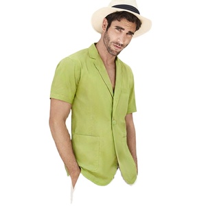 BMT 15เสื้อฮาวายแขนสั้นสำหรับผู้ชาย, เสื้อยืดกระดุมแถวเดียวพิมพ์ลายดอกไม้เขตร้อน - Product Image 1