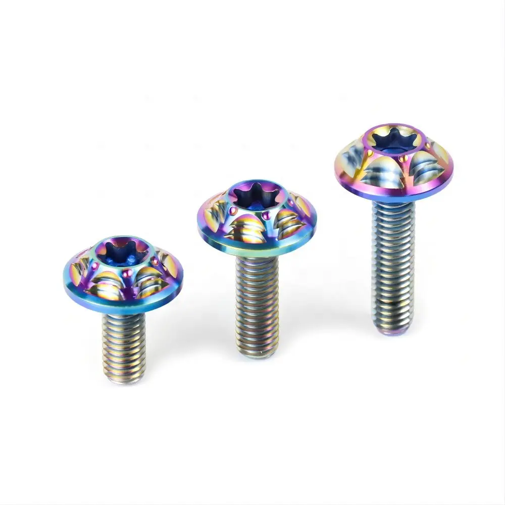 Factory direct sale titanium bolts gr5 for motorcycle torx bolt M6 M8 M10 for motorcycle