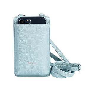 Nouvelle pochette de téléphone portable imperméable à bandoulière, portefeuille en cuir véritable, protection pour téléphone portable, étui avec sangle de cou - Product Image 1