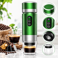 Machine à café portable pour commande en gros, extraction auto-chauffante, pièces détachables et lavables, mini machine à expresso 20 bars pour le camping