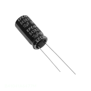 Distribuidor Autorizado B41041A6477M Condensador de Aluminio de 470 uF, 20%, 50V, Tipo TH, Montaje Radial - Product Image 1
