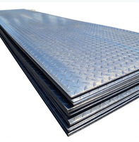 Tôle d'acier au carbone à motif losanges laminée à chaud, robuste, ASTM A36, 6mm, 8mm, 10mm, pour rampe de camion et plancher de conteneur