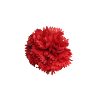 Fleurs d'œillet artificielles en soie haute simulation de 8 cm pour arrangements décoratifs prêts à poser