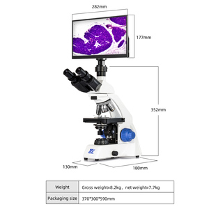 MSD1125-T-11.6YT EUR bác sĩ thú y Nhà Máy Giá y tế phòng thí nghiệm quang học sinh học với LCD hiển thị kính hiển vi cơ khí - Product Image 2