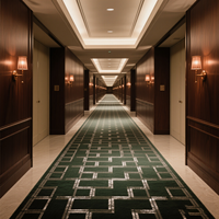 Tapis en laine d'usine, hall de luxe, hôtel haut de gamme 5 étoiles, tapis tissé Axminster