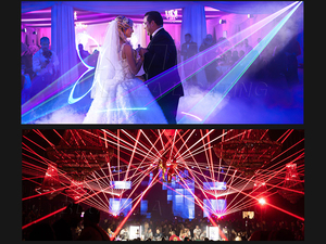 Luz láser LED RGB 3 en 1 a prueba de agua de 40W para exteriores IP65 Animación a todo color Control DMX para DJ KTV Theme Park FB4 Compatible - Product Image 5