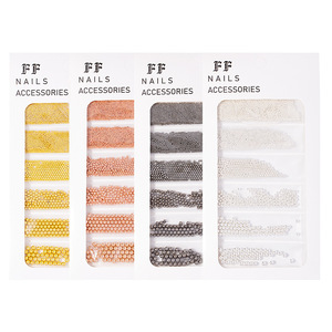 Accesorios para Decoración <span class=keywords><strong>de</strong></span> <span class=keywords><strong>Uñas</strong></span>, Cuentas Metálicas 3D Doradas y Plateadas <span class=keywords><strong>de</strong></span> 8mm, Decoraciones para Esmalte <span class=keywords><strong>de</strong></span> <span class=keywords><strong>Uñas</strong></span>, Surtido <span class=keywords><strong>de</strong></span> 6 Tamaños, Suministros para <span class=keywords><strong>Uñas</strong></span> - Product Image 3