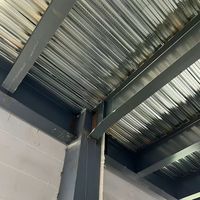 Estructura de Acero de Calibre Pesado Q355, Servicios de Corte y Doblado para Naves Industriales, Almacenes Prefabricados, Taller, Conexión por Pernos, Pintado