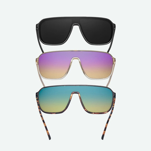 Finewell 3413 xu hướng Chất lượng cao cp khung Shades một mảnh ống kính UV400 biểu tượng tùy chỉnh thiết kế kính mát nam nữ - Product Image 1