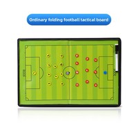 Papan Taktik Sepak Bola Portabel Buku Komando Pelatih Buku Pengajaran Bola Basket Buku Taktik Bola Voli Lipat Magnetik Dapat Dihapus