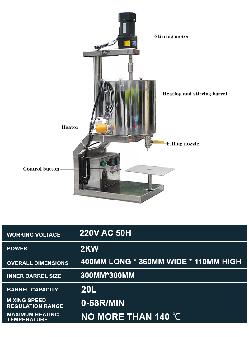 hand liquid soap mixer