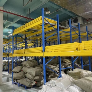 نظام انزلاقي من المعدن الصناعي ، أرفف دفع خلفي للبيع - Product Image 2