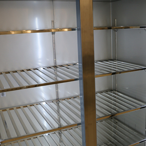Congélateur vertical commercial à 3 portes en acier inoxydable avec tuyaux en cuivre, congélateur à refroidissement rapide pour restaurant et cuisine - Product Image 5