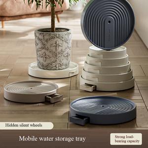 Support de <span class=keywords><strong>plante</strong></span> rotatif chariot à pot plateau de pot de fleurs mobile avec roues plateau de <span class=keywords><strong>soucoupe</strong></span> de jardinière de Base de chariot de <span class=keywords><strong>plante</strong></span> robuste - Product Image 2