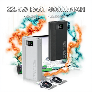 พาวเวอร์แบงค์ให้เช่า PD 22.5W ชาร์จเร็ว ความจุขนาดใหญ่ 40000mAh พร้อมไฟฉาย LED หน้าจอแสดงผล และพอร์ต USB 4 ช่อง รวมถึงพอร์ต Micro USB - Product Image 2