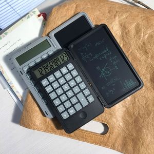 Calculadora Científica Plegable Multifunción de 12 Dígitos, Bloc de Notas Digital, Tableta de Dibujo, Tableta de Escritura Electrónica - Product Image 2