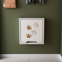 WELLTOP Tabouret à chaussures mural multifonctionnel, gain de place, pliable, WT-B08, meubles de maison
