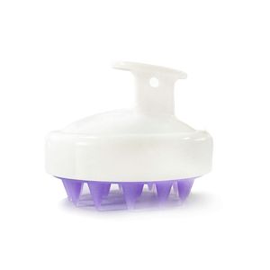 Cepillo de Masaje para Cuero Cabelludo Profesional, Iónico, de Silicona y Nailon, Impermeable, para Limpieza, Cepillo para Champú, Peine para Lavar el Cabello en la Ducha, para Cabello Seco - Product Image 1