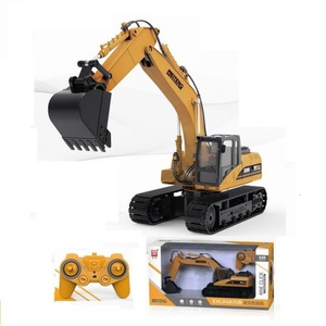 6515A 1/20 Véhicule d'ingénierie télécommandé 40 MHz multifonctionnel avec déchargement à un clic et tour rotative manuelle, Excavatrice RC - Product Image 3