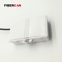 Boîtier d'extrémité de distribution de fibre d'intérieur et d'extérieur Mini ODF 4 Core