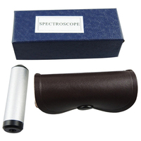 Spectroscope de poche léger pour bijoux et pierres précieuses, outil d'identification gemmologique, prisme court en aluminium et plastique de 55 mm