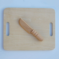 Mini couteau de cuisine en bois, bois de hêtre, couteau en bois pour enfants, artisanat