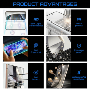 2.5D 9H HD Gehard Glas Screenprotector voor iPhone 14/15/16/16e/17 Pro Max, Anti-vingerafdruk, Volledige Dekking - Product Image 3