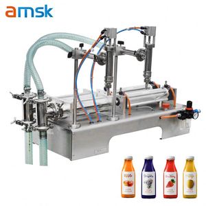 Machine de remplissage automatique double tête haute performance 500-2500 ml pour boissons, eau gazeuse et vin rouge avec tube - Product Image 2