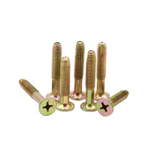 Tornillo Autorroscante de Cabeza Trompeta para Contenedor, de Acero al Carbono Zincado, M8*50mm M8*45mm, JIS ISO - Product Image 2