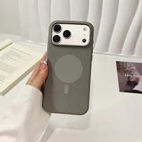 Étui de chargement sans fil magnétique en silicone avec film de protection pour objectif d'appareil photo, coque de téléphone pour iPhone 15 16 17 18 Pro Max, nouvelle coque en silicone