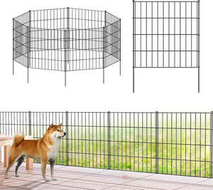 Vrijstaande Opvouwbare Huisdierenomheining 6 Panelen Stap Over Huisdierenafrastering Voor Het Huis, Deuropening, Trappen - Product Image 1