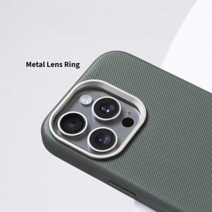 Étui magnétique de style professionnel pour Apple 17 Air, compatible avec les téléphones 13, 14, 15, 16 Pro Max, en cuir PU grainé 3D, coque rigide pour mobile - Product Image 4