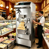 60L/H Commerciële Gelatomachine |   Gelato combinatiepasteurisatie- en batchvriezer en Myh batchvriezer te koop