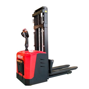 Carretilla elevadora eléctrica de apilamiento semieléctrico para coche, plataforma de almacenamiento de carga, logística - Product Image 6