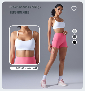 Shorts de sport taille haute pour femme, sensation seconde peau, effet push-up, pour le <span class=keywords><strong>cyclisme</strong></span> et le fitness, sans démarcation visible, pour le yoga - Product Image 2