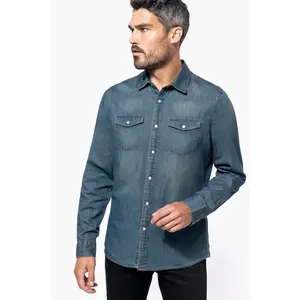 Camisa de Mezclilla para Hombre, Merchandising Personalizado - Product Image 1