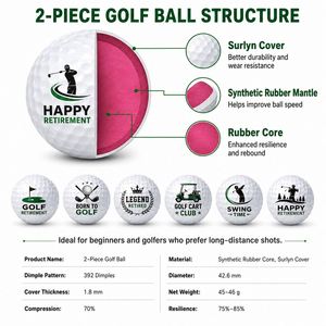 Pelotas de Golf Personalizadas con Logotipo al por Mayor, Pelotas de Golf Promocionales Impresas, Pelotas de Golf para Torneos, Clubes, Empresas, Regalos y Sets - Product Image 2
