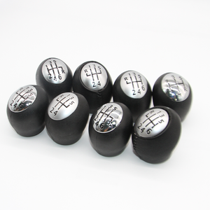 Pomello del Cambio in Plastica Argento a 6 Velocità per RENAULT Laguna Megane 2 <span class=keywords><strong>Clio</strong></span> 3 Scenic 2 - Product Image 3