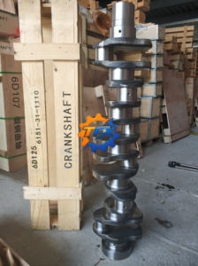 Pièces OEM PC400 PC400-6 PC400-7 PC400-8 PC450 PC450-6 PC450-7 PC300-6 PC350-6 Pièces de moteur d'excavatrice 6D125 S6D125 Vilebrequin - Product Image 4