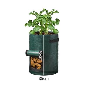 <span class=keywords><strong>Sac</strong></span> de culture double couche en PE avec poignées à rabat pour une récolte facile des pommes de terre, tomates, radis et autres légumes - Product Image 5