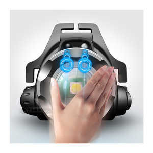 Faro de seguridad blanco frío recargable, luces led para exteriores, 18650 lámparas de cabeza de litio - Product Image 2