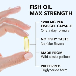 Cápsulas de Aceite de Pescado Omega 3 de Alta Calidad OEM/ODM, Mejora la Inmunidad y Apoya la Salud Cerebral - Product Image 2